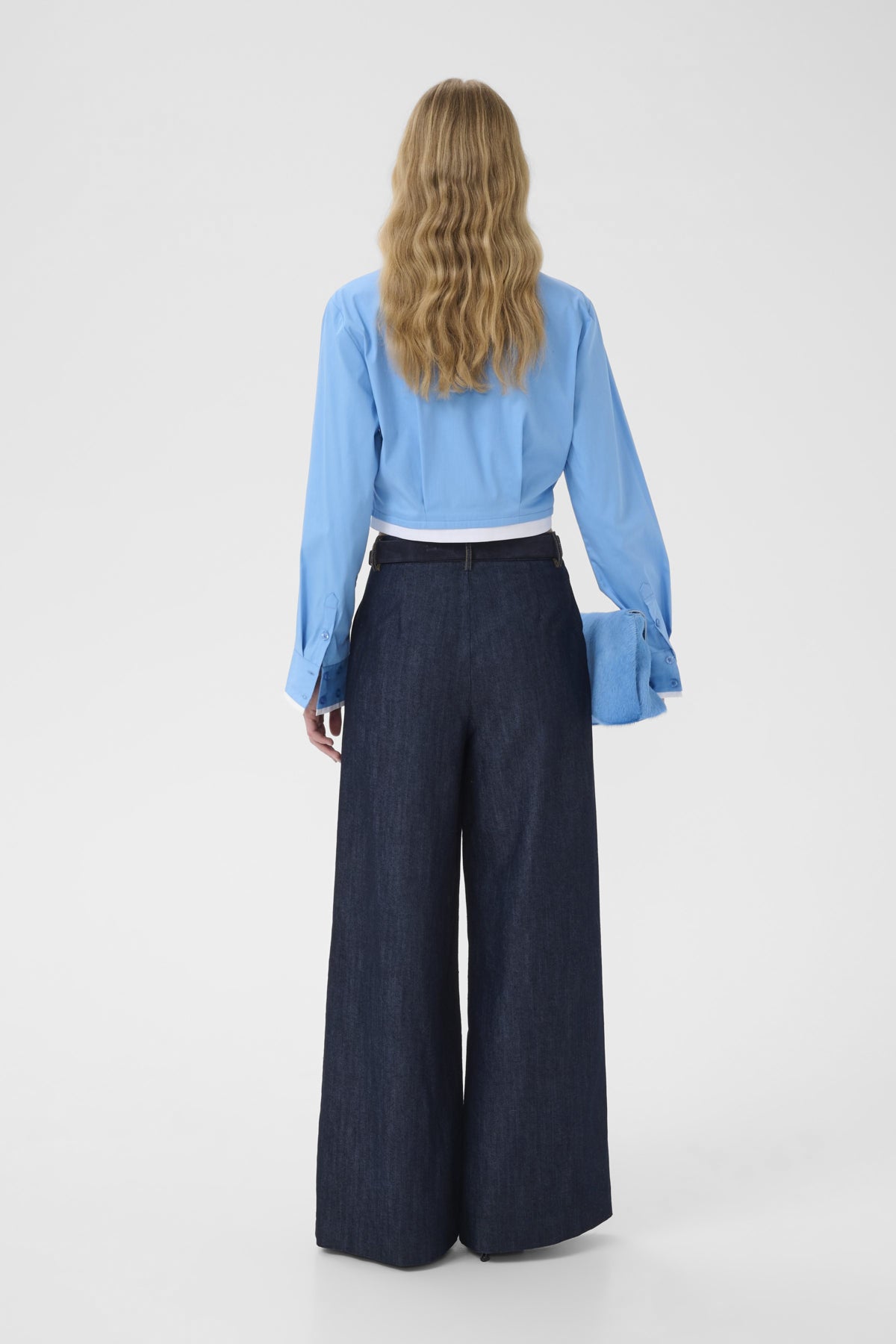GZopy cropped shirt Azure Blue - 174139 - 10910920