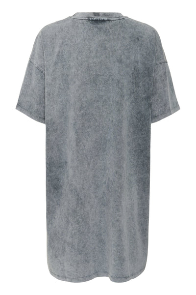 GZjio short dress Dark grey washed - 10910941 Thumbnail