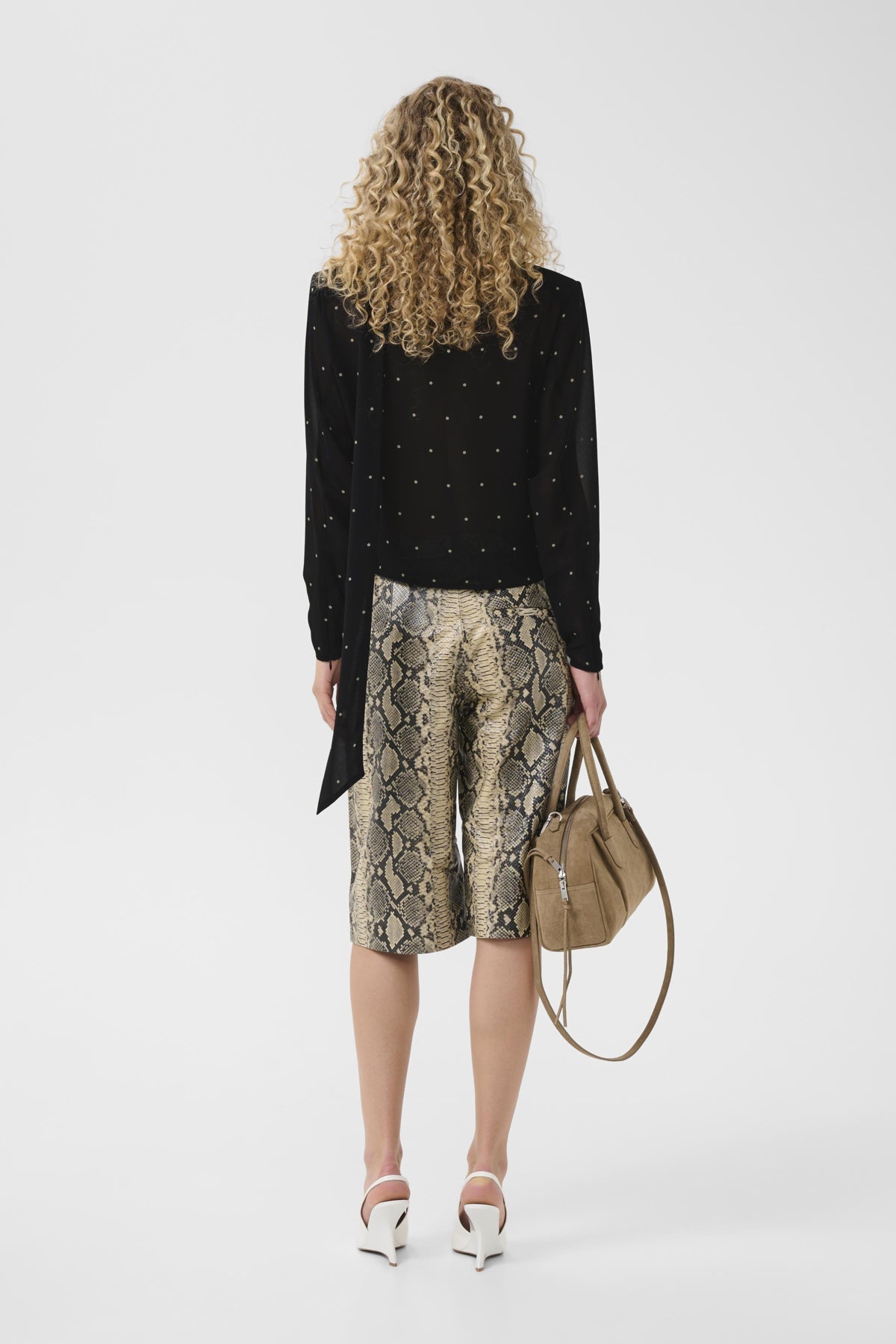 GZdorthie P blouse Khaki dot - 109160 - 10911034