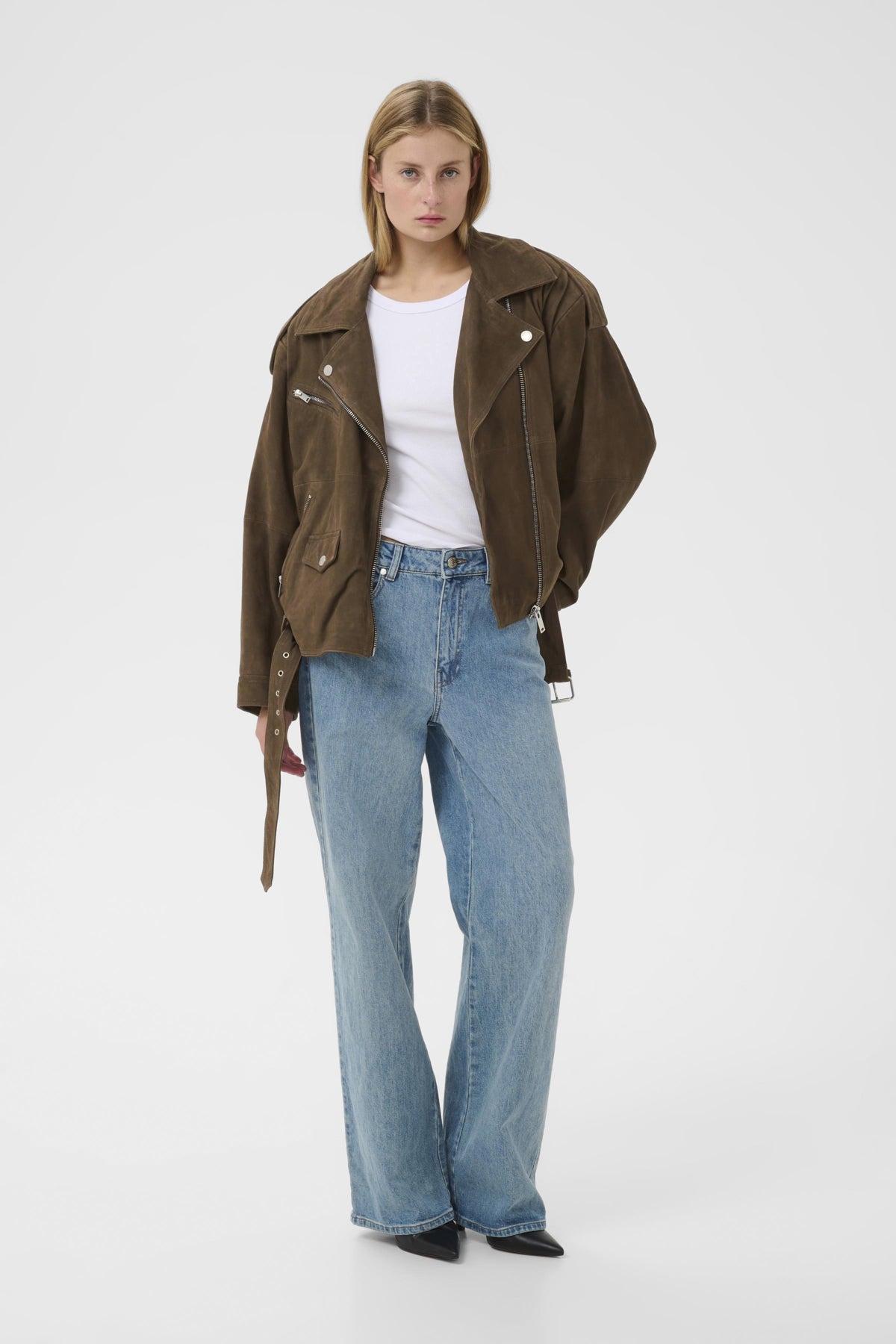 GZvida suede jacket Cocoa - 191119 - 10911118