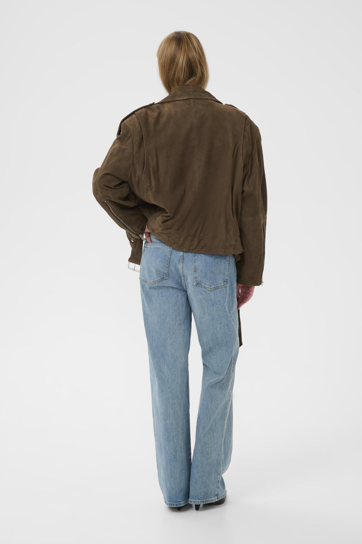 GZvida suede jacket Cocoa - 191119 - 10911118