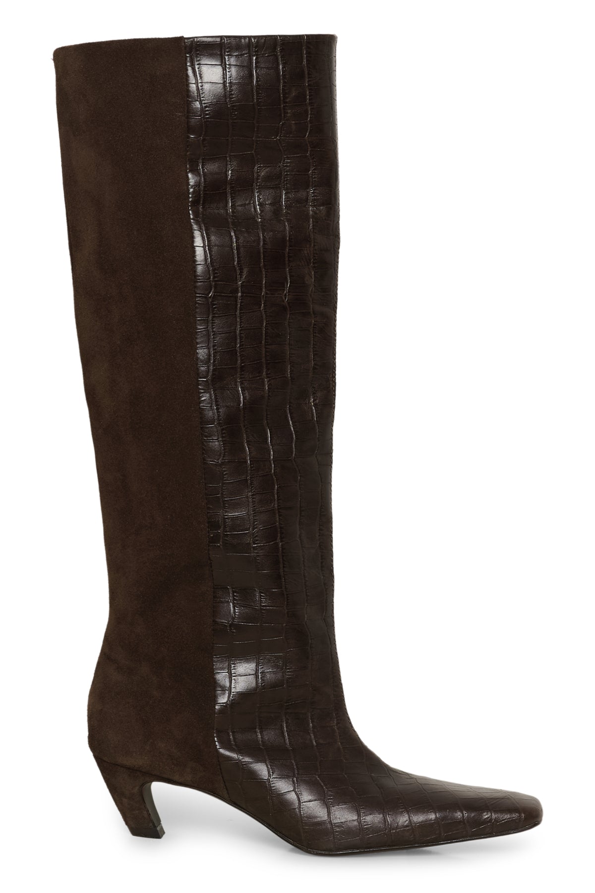 GZbobbie croco boots Dark brown croco - 100094 - 10911415