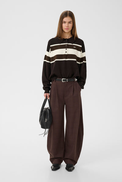 GZlavana HW pants brown check - 109903 - 10911441 Thumbnail