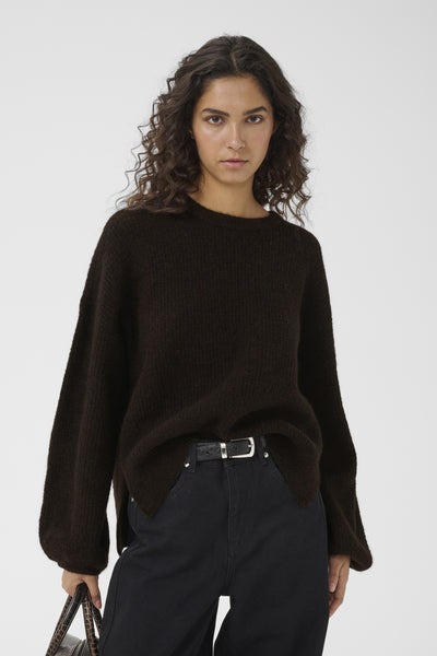 GZalpha slit pullover Ganache Melange - 1910181 - 10911517 Thumbnail
