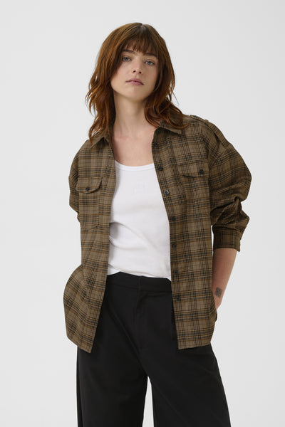 GZalizia shirt brown check - 110029 - 10911559 Thumbnail