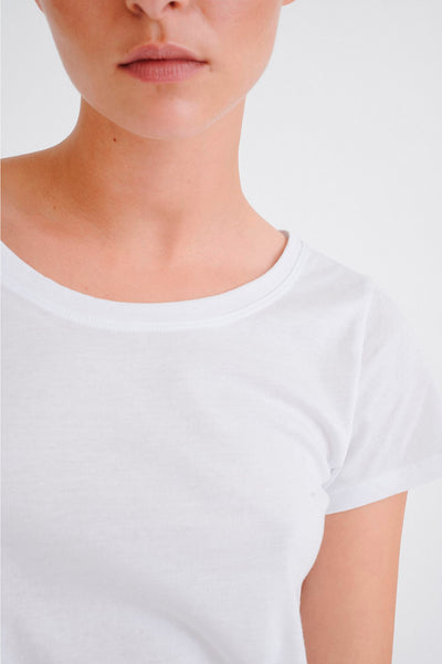 Rena T-shirt Pure white - 30100782 Thumbnail