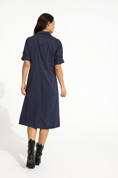 Sandra dress Navy - 16526 Thumbnail