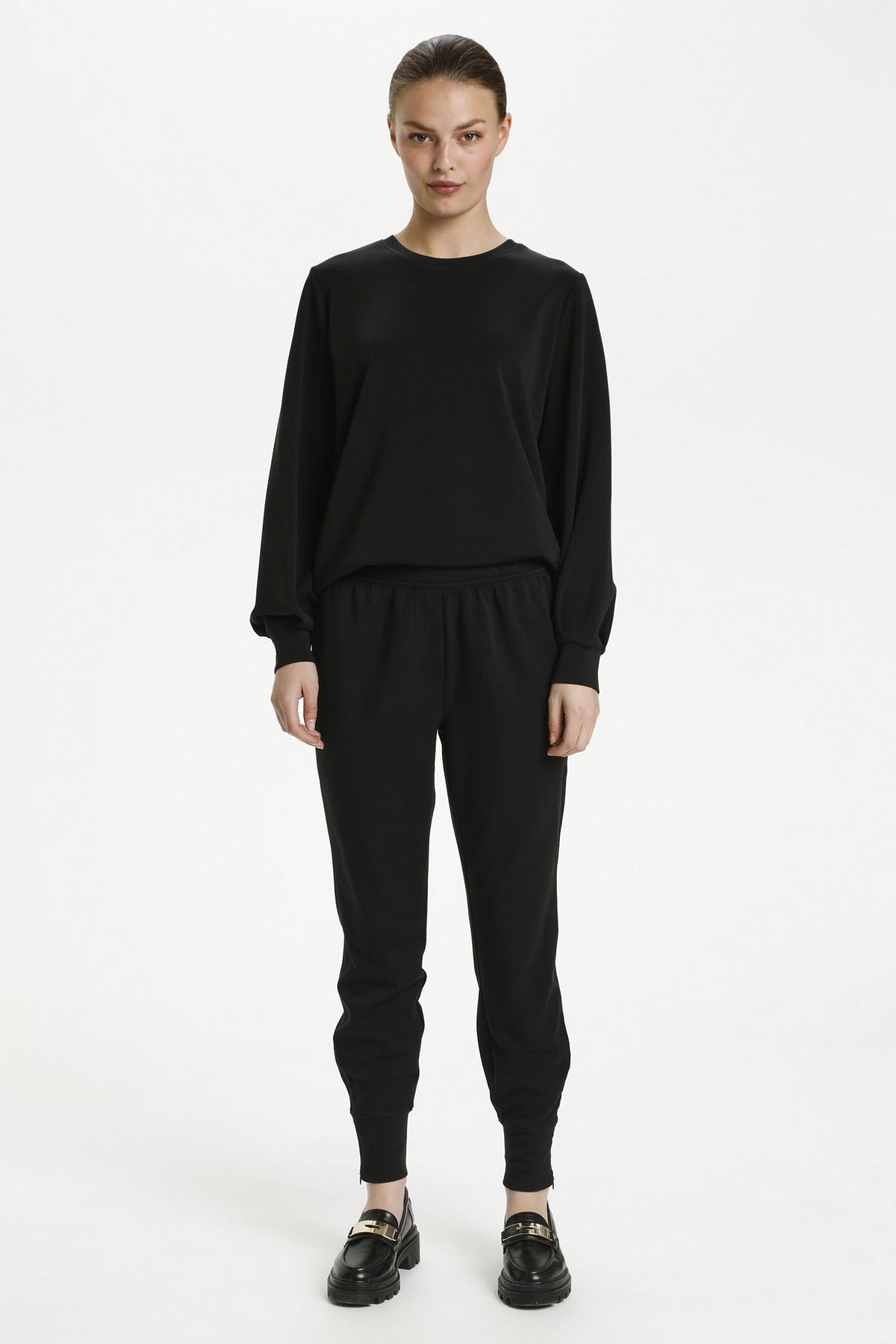 23 THE SWEAT BLOUSE Black