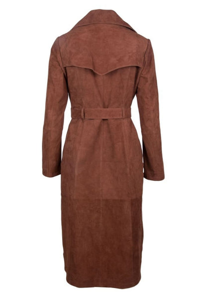 long draped coat CAMEL - 10480 Thumbnail