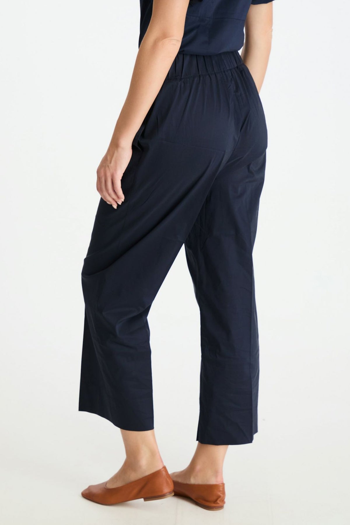 Yana Poplin Navy - 157270