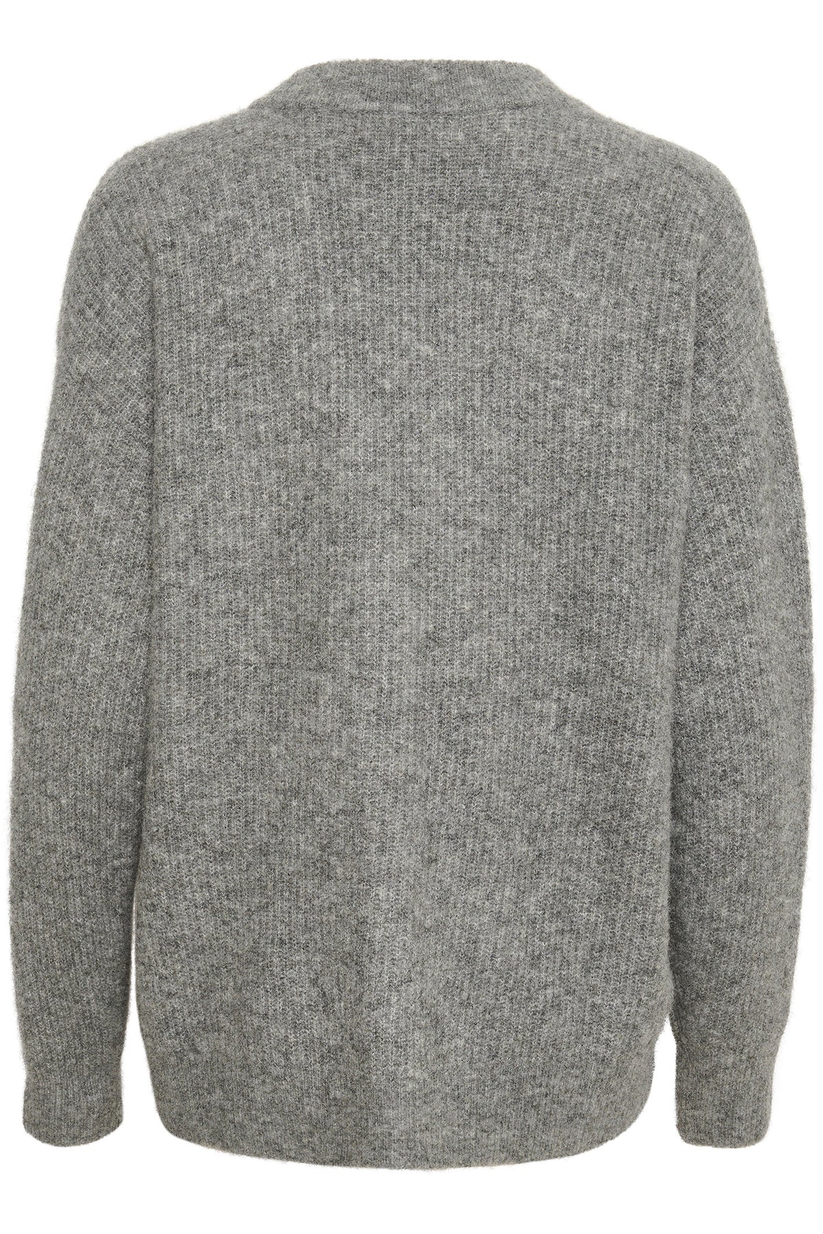 DebbieKB Long Cardigan Opal Gray Melange