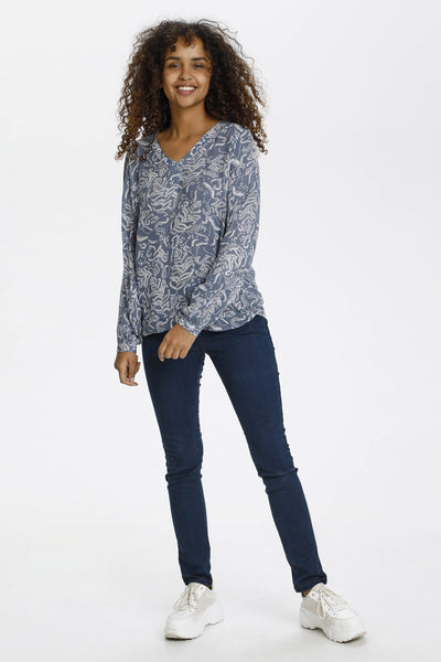 Geisa Blouse Flint Stone - 10501481 Thumbnail