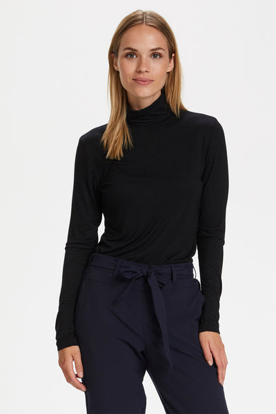 Yoko Rollneck LS Black deep - 10502810 Thumbnail