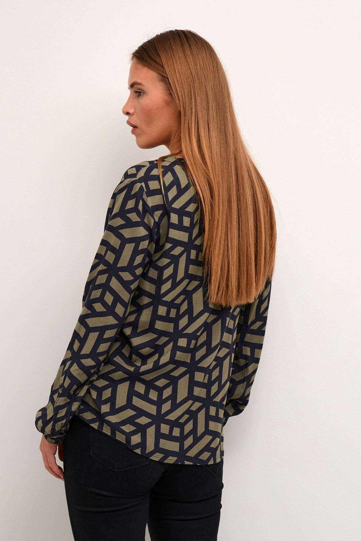 KAjalie BBB Blouse Fallen Rock/Black Graphic Line - 10552004