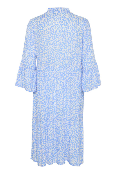 KAhera Amber Dress Printed Vista Blue / Chalk Flower - 10552258 Thumbnail