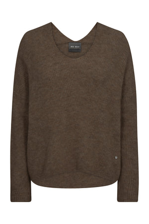MMThora V-Neck Knit Rain Drum - 153900