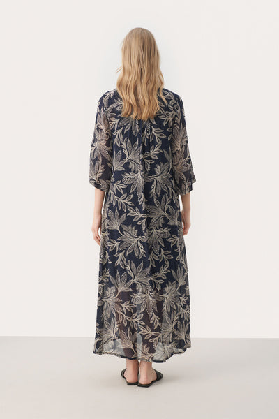 BeritPW DR Dark Navy Delicate Leaf - 30307831 Thumbnail