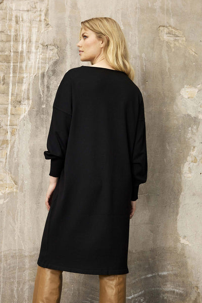 Camille knit dress SORT - 15857 Thumbnail
