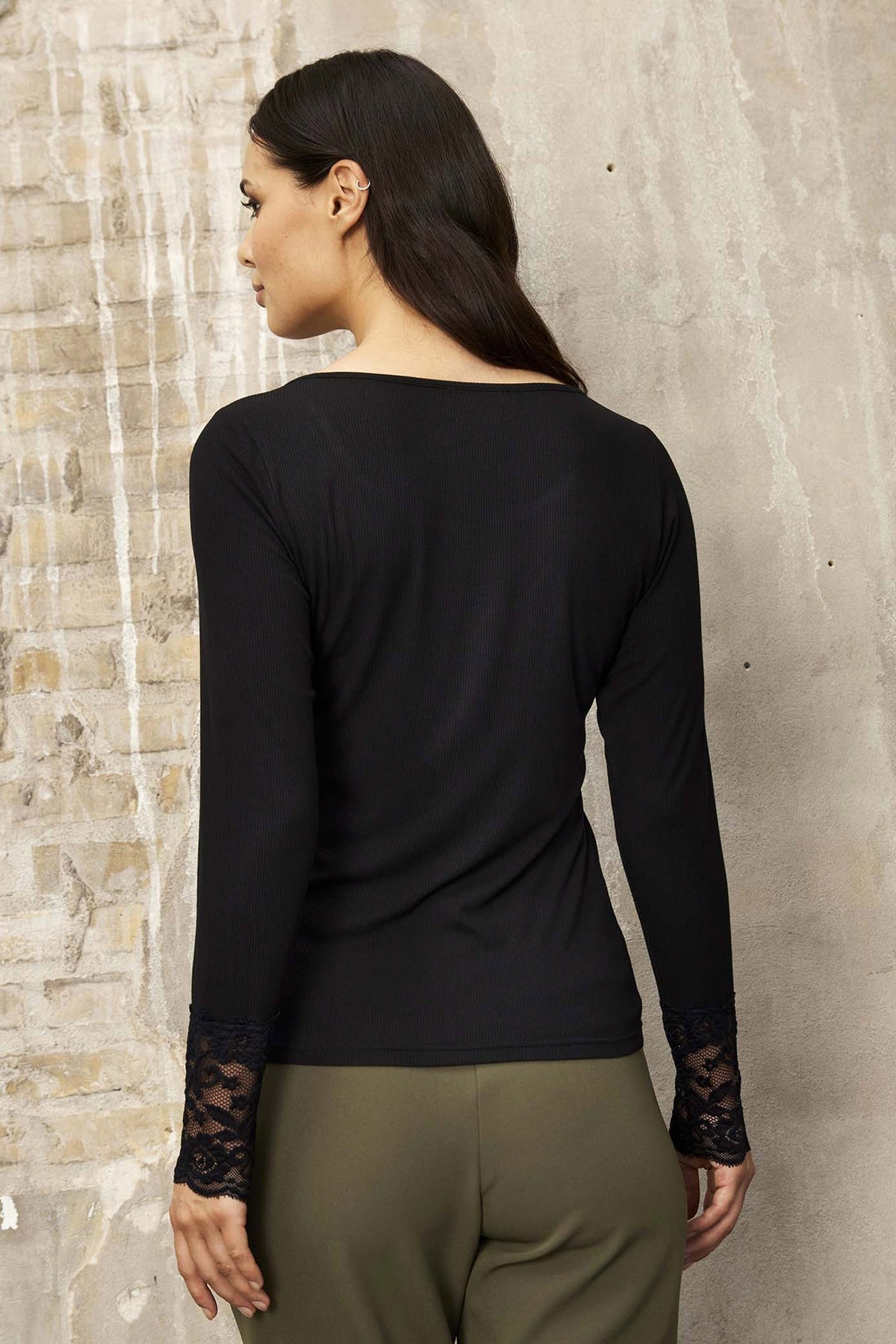 Vivian blouse SORT - 15862