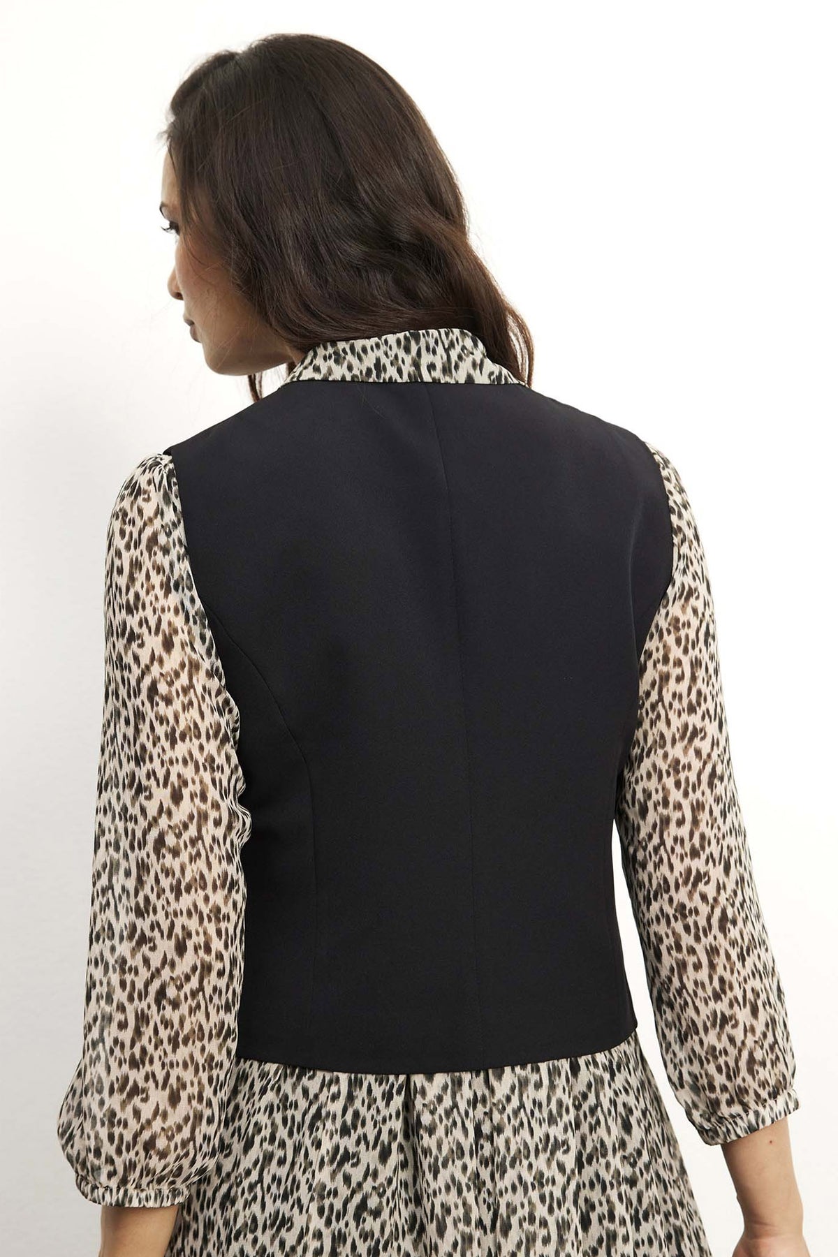 Lea waistcoat SORT - 15874