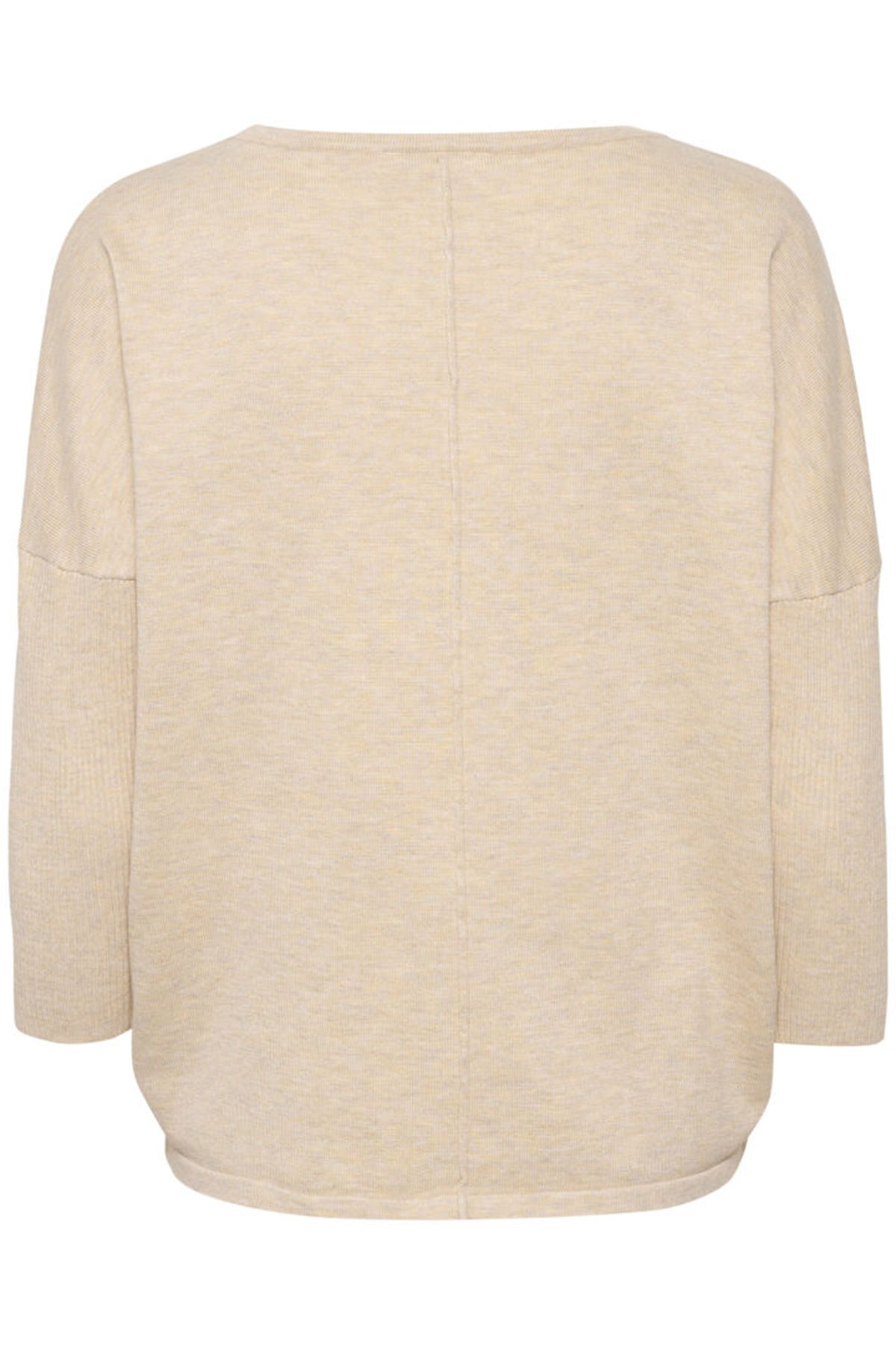 A2561, MilaSZ R-Neck Pullover Jojoba Melange - 30500003
