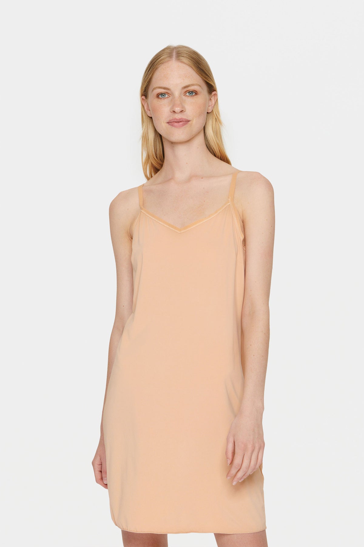 T6540, NenaSZ Strap Dress NUDE - 30501185