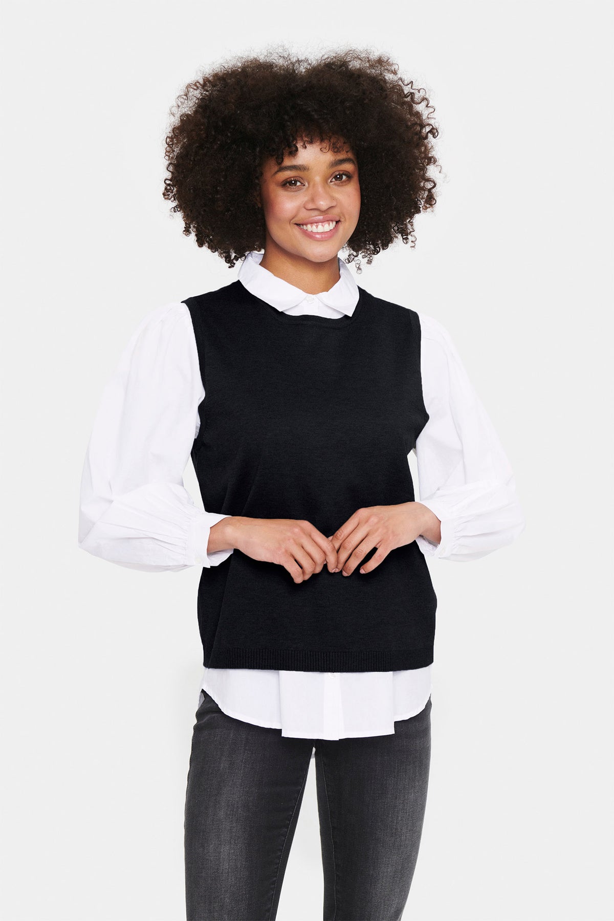 MilaSZ Vest Black - 30511506