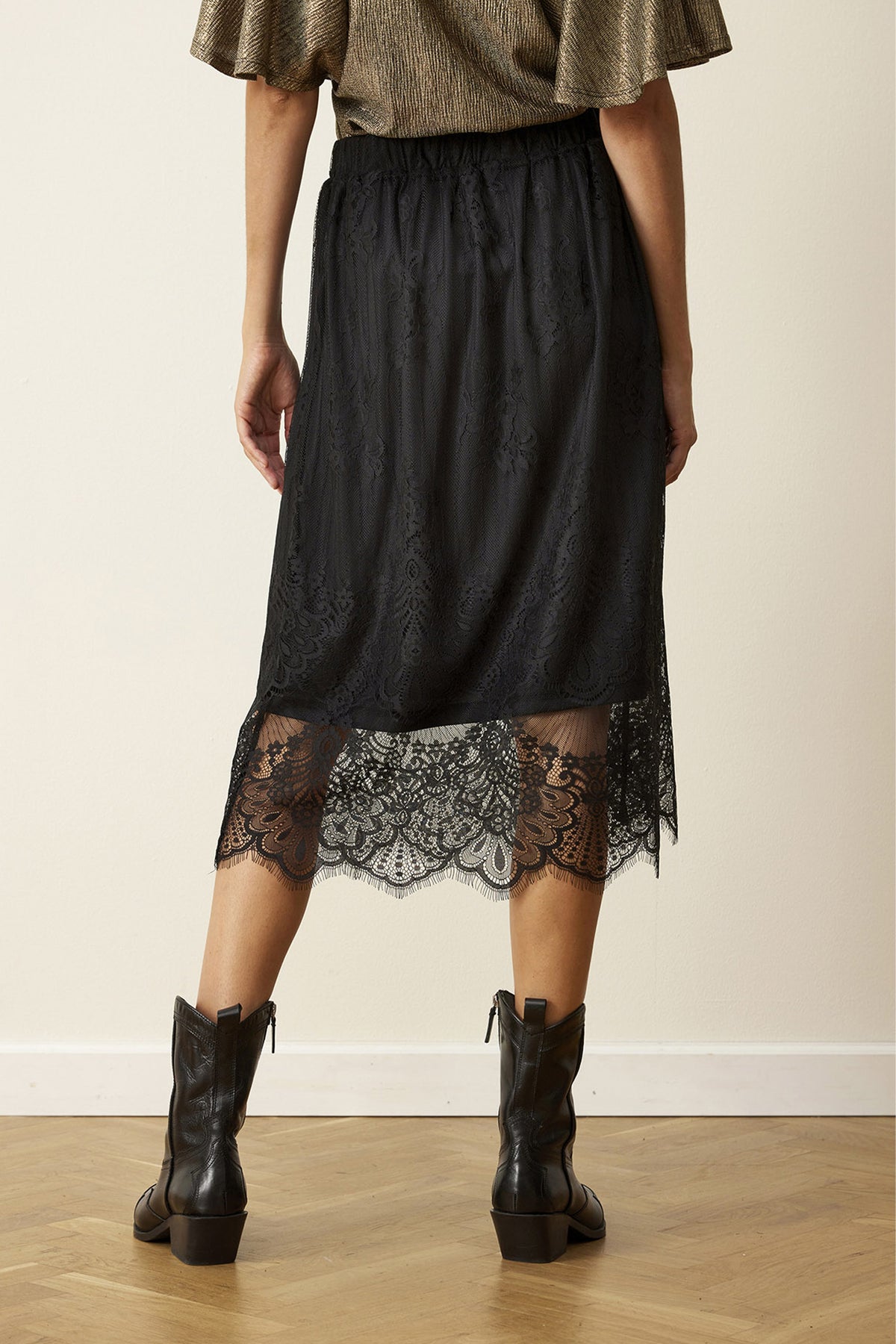 Paula skirt SORT - 15938