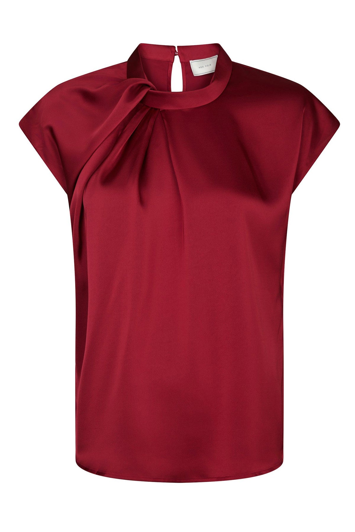 Fleur Drapy Satin Wine - 160990