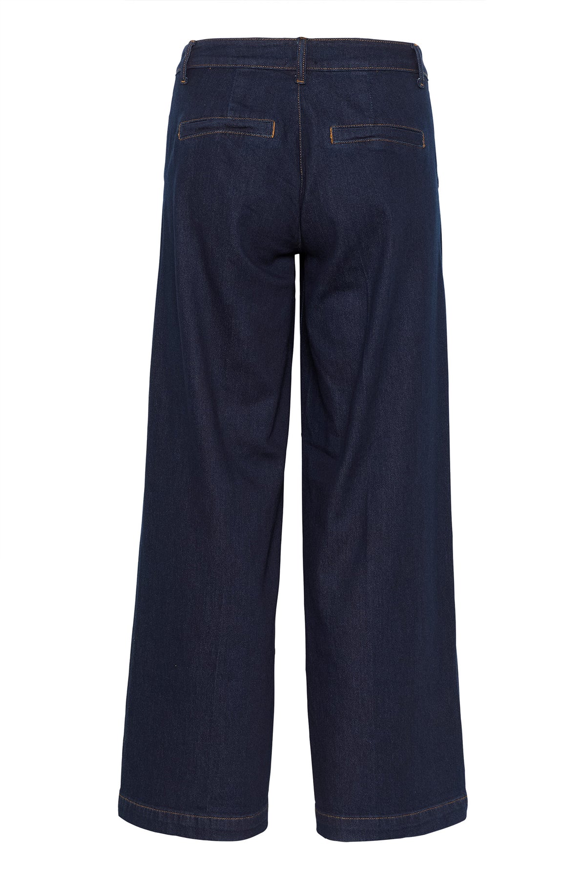 LaraMW 115 Wide Pant Dark Blue Un-Wash - 10704538