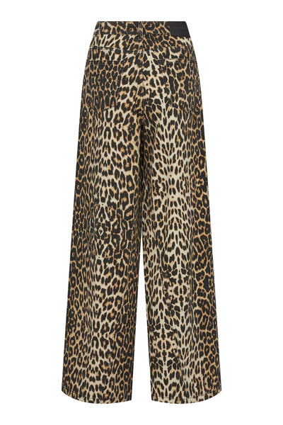 LeoCC Denim Panel Pant 16-Khaki - 31229 Thumbnail