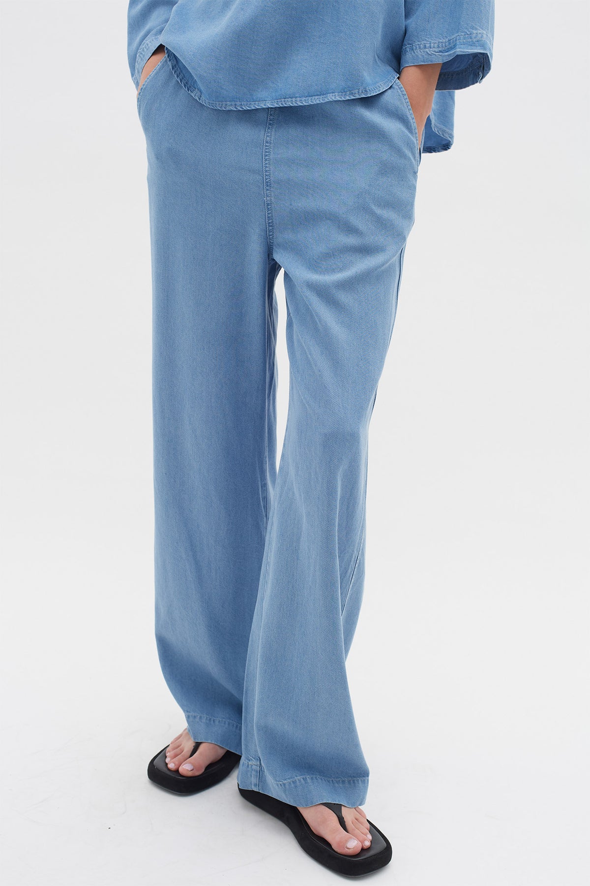 PhilipaIW Pant Light Blue Denim - 30109178