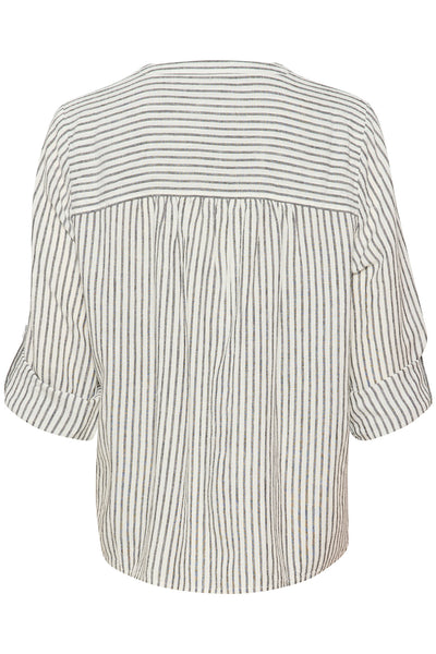 KAmilia Blouse Chalk/Black Stripe Thumbnail