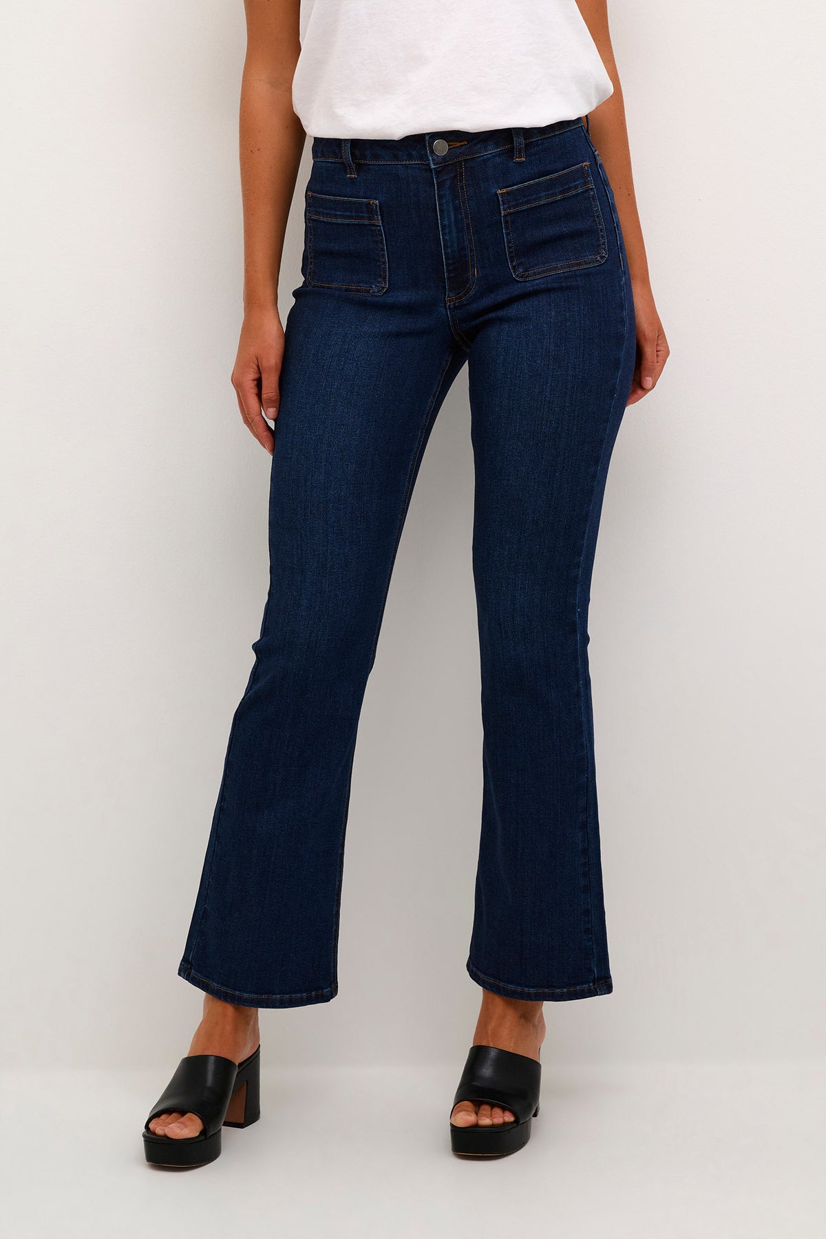 KAsinem Flared Jeans Medium Blue Denim - 10508464