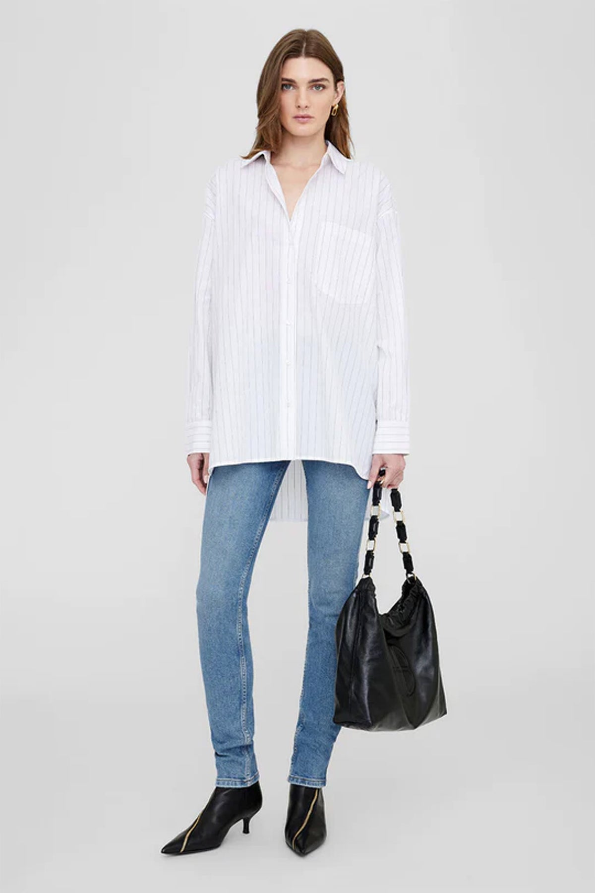 Chrissy Light Blue stribe - A-07-5830-434