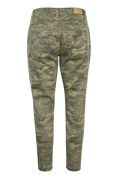 CRPenora Twill 7/8 Pant Sea Green Printed Camouflage - 10609470 Thumbnail