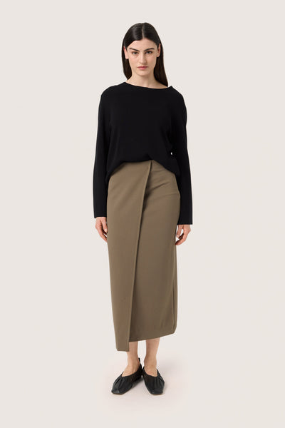 SLBea Skirt Morel - 30407315 Thumbnail