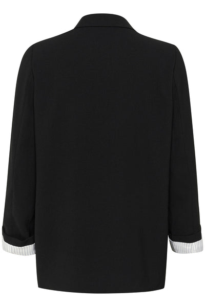 SLShirley Fold-Up Blazer Black - 30407958 Thumbnail