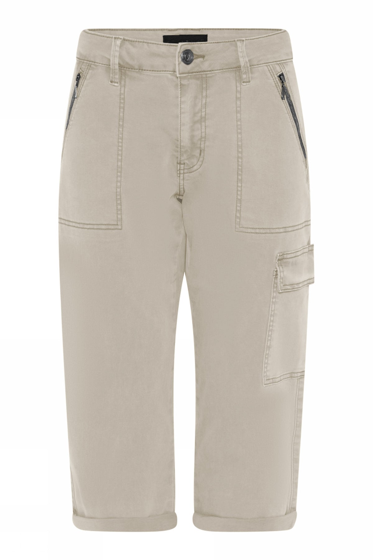 Capri w leg pocket OFF WHITE - 6103/448