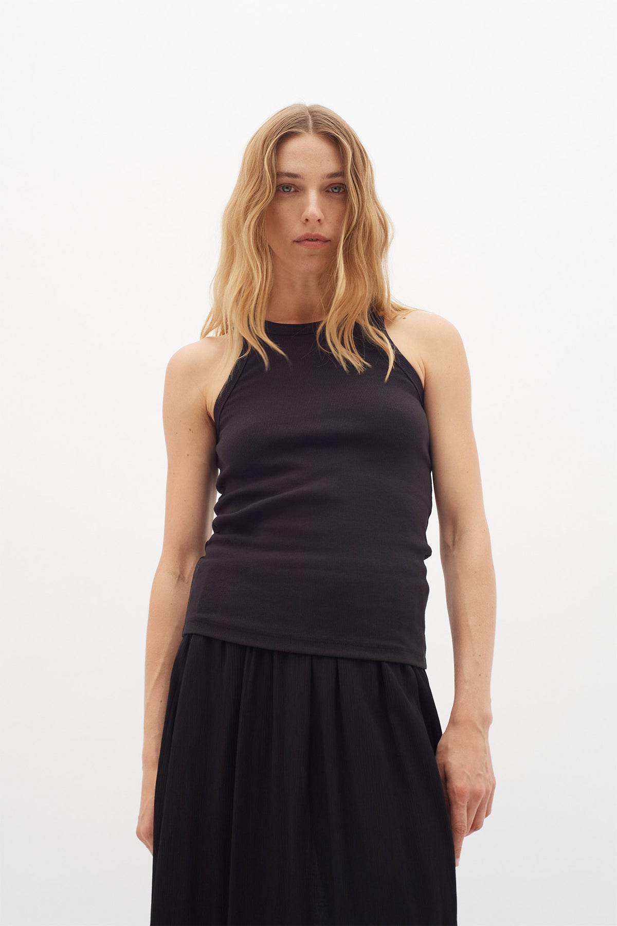 LolahIW Base Tank Top Black - 30109343