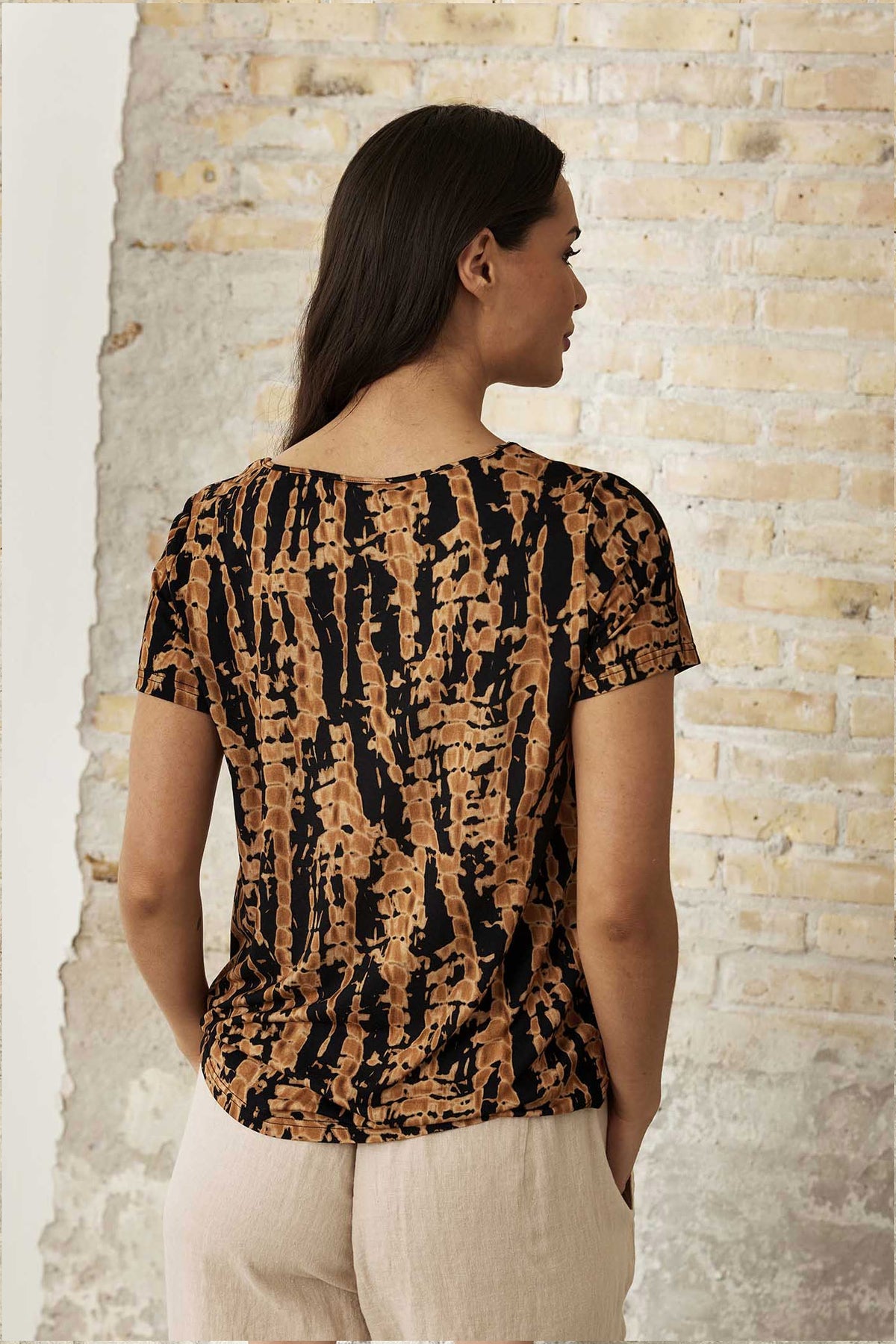 Philippa t-shirt SORT - 16249