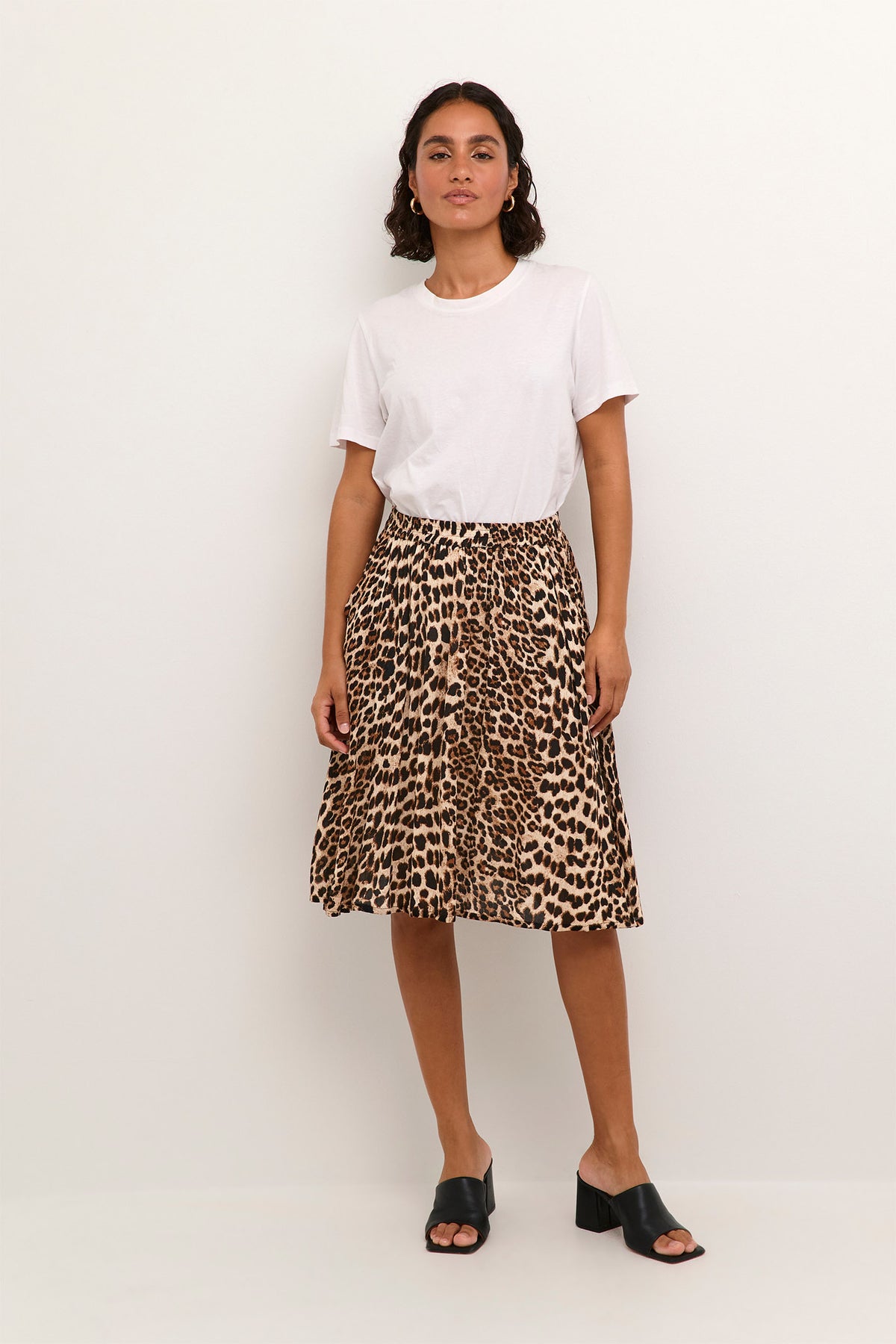 KAamber Short Skirt Classic Leopard - 10508626
