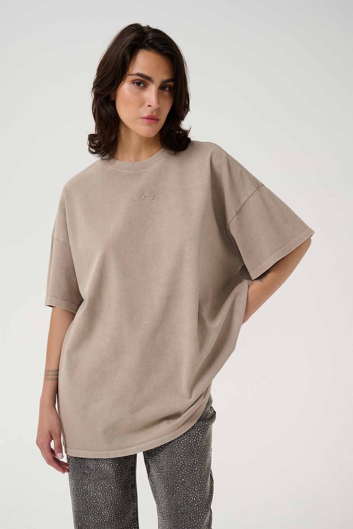 JioGZ oversize tee Rock ridge - 10909249
