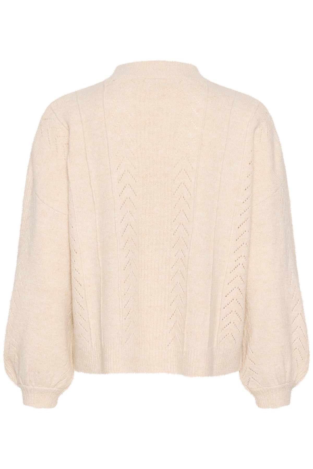 CRHoliday Knit Cardigan Oat melange - 10612385