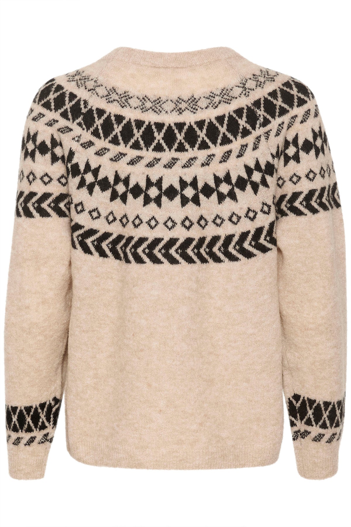 CRCherrie Knit Pullover Ancient Scroll Jaquard - 10612842