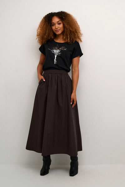 CRDevika Skirt Chocolate Plum - 10612872 Thumbnail