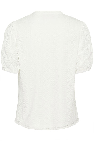 CRDanika Lace Blouse Snow White - 10613030 Thumbnail