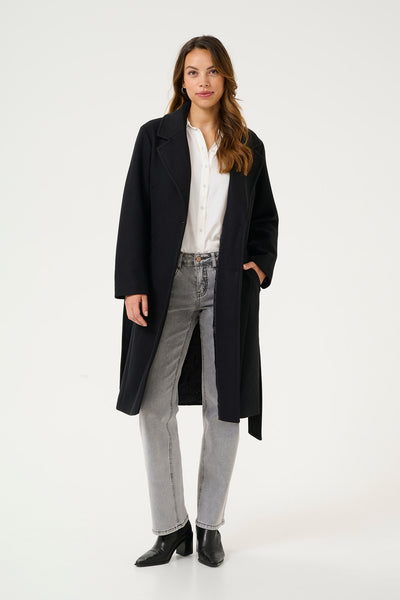 CRCamelia Coat Pitch Black - 10613584 Thumbnail