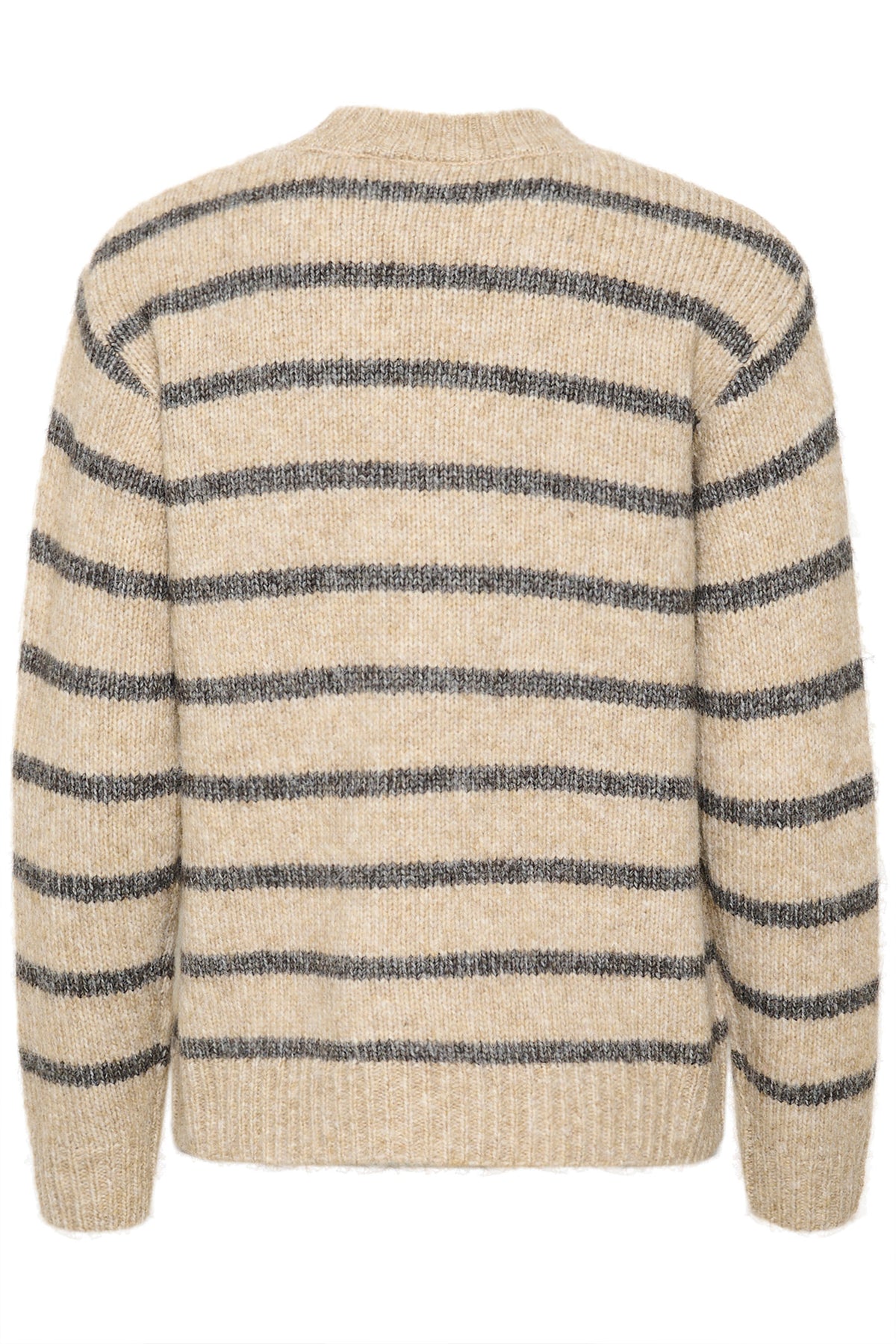 KAtrina Striped Pullover Feather gray melange stripe - 10509257