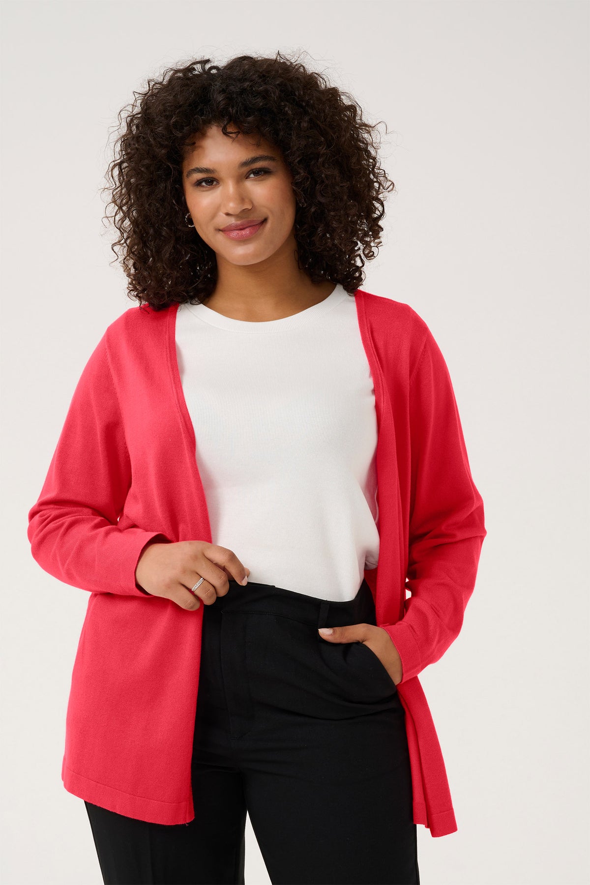 KCfarsia Cardigan RASPBERRY - 10580339